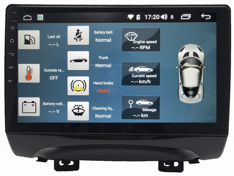 Ouchuangbo media player GPS radio for JAC Refine S3 support BT MP3 mirror link android 8.1 OS 4+64