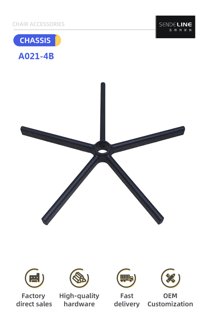 Disassemble Swivel Chair Accessories Chrome / Spray Bifma Test Five Star Foot Base