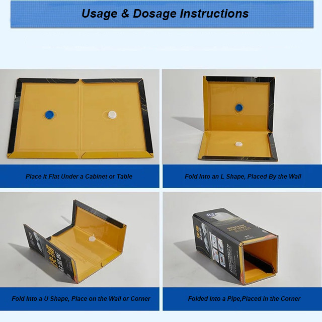 Multi Catch Mouse Rat Trap Sticky Gummy Glue Board Mice Control For Office Kitchen