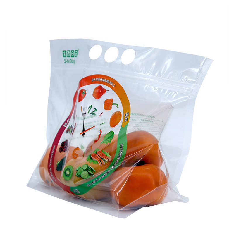 Polythene OPP Vegetable Packing Bags , L260mm Fruit Storage Bag