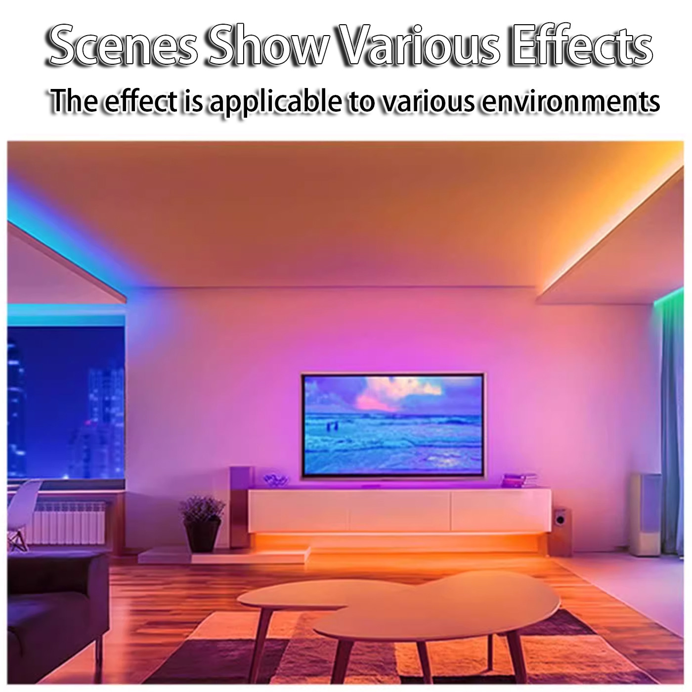 IP65 Waterproof Ultra-Thin Patch LED Light Strip for Embedded Line in Living Room