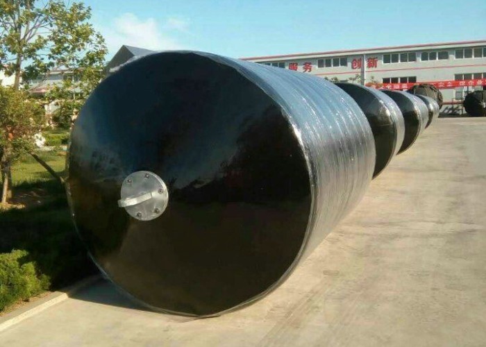 D1200*2000L Floating Ship Pneumatic Rubber Fender Foam Filled Polyurethane Fender