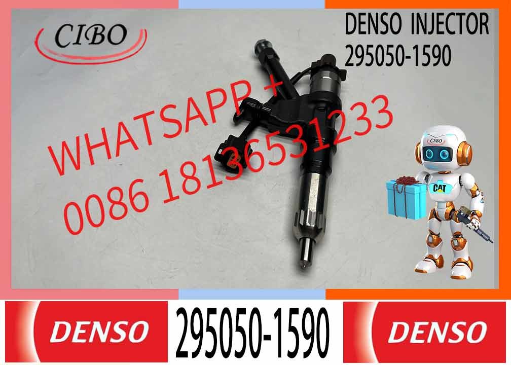 Denso Common Rail Fuel Injector 295050-1590 23670-E0590 Compatible With ISUZU 6WG1-TC Diesel Engine