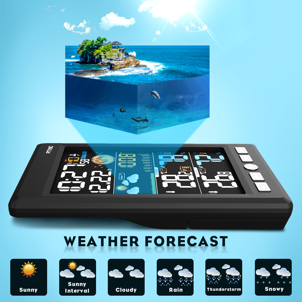 Colorful AV Screen Indoor Outdoor Wireless Weather Station