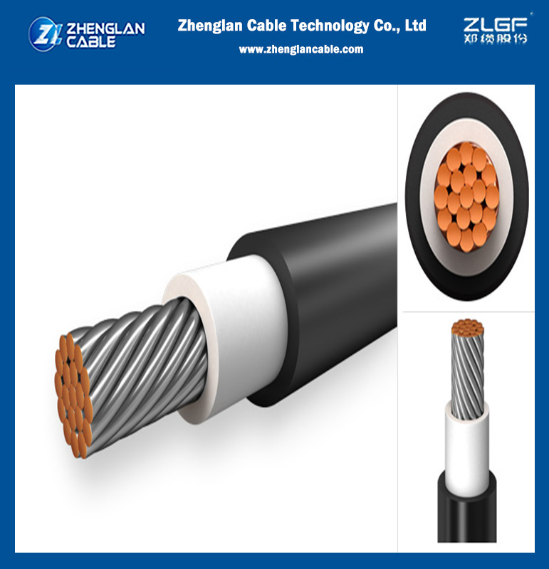 Waterproof 1.5kv Photovoltaic Solar Cable Tinned Copper