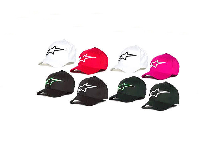 Cotton Custom Personalized Hats , Cool Breathable Fitted Baseball Caps For Man