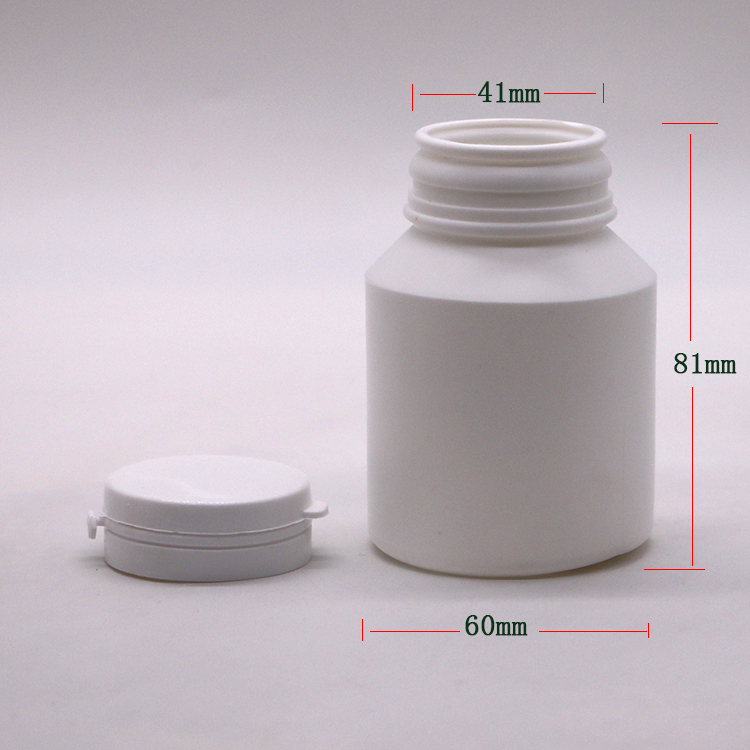 150ml CRC Cap HDPE Bottle for Drug-Grade Pills Capsules Tablets Fish Oil Vitamins 150CC