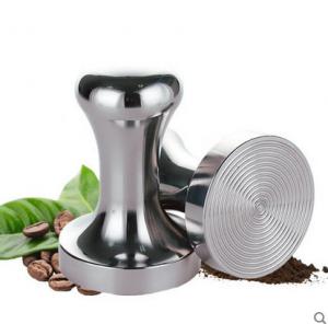 Buy cheap stainless steel coffee tamper wood handle barista flat base tamper product