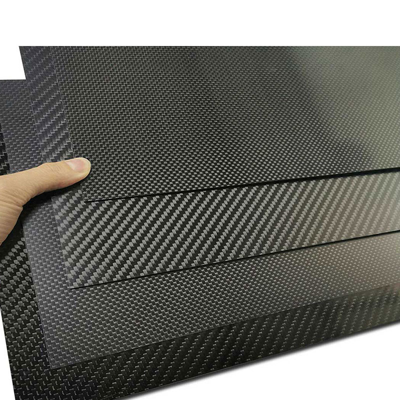 100% Glossy Surface Laminate Carbon Fiber Sheet 3K Real Carbon Fiber Board
