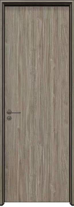 Interior Simple Modern MDF Melamine Wooden Door For Bathroom