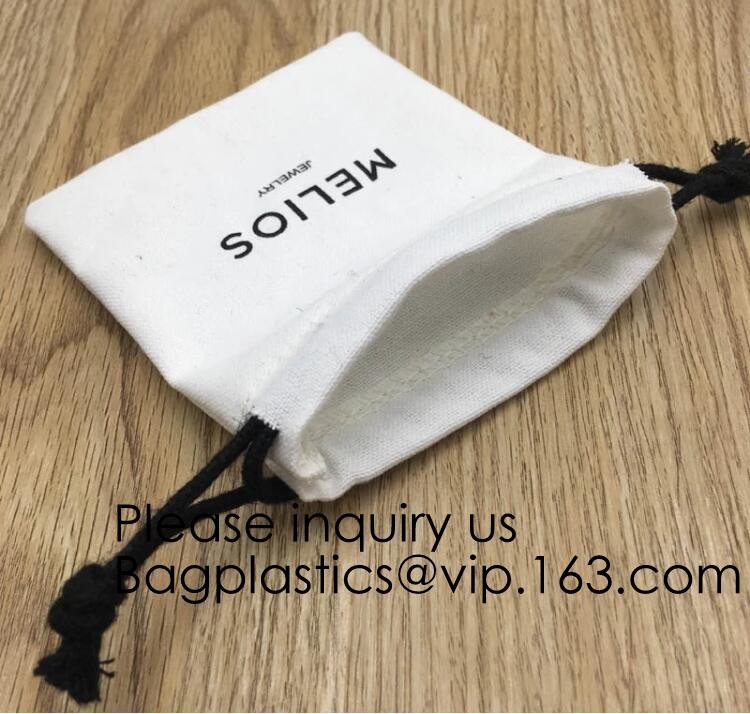 Double Canvas Drawstring Bag Cotton Pouch Gift Sachet Bags Muslin Bag Reusable Tea Bag,Organic Cotton Reusable Produce B