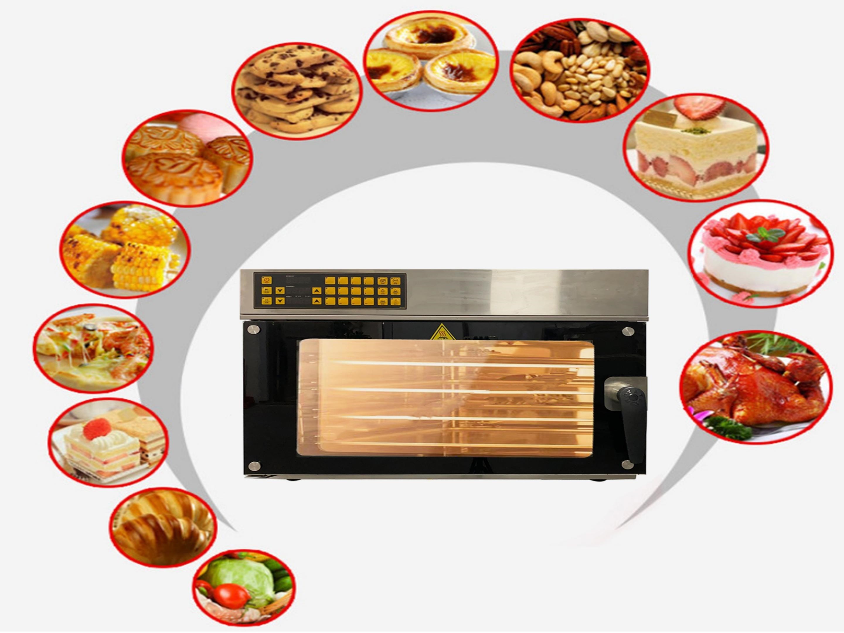 Corn Raw Material Industrial Baking Oven From With Long Service Life