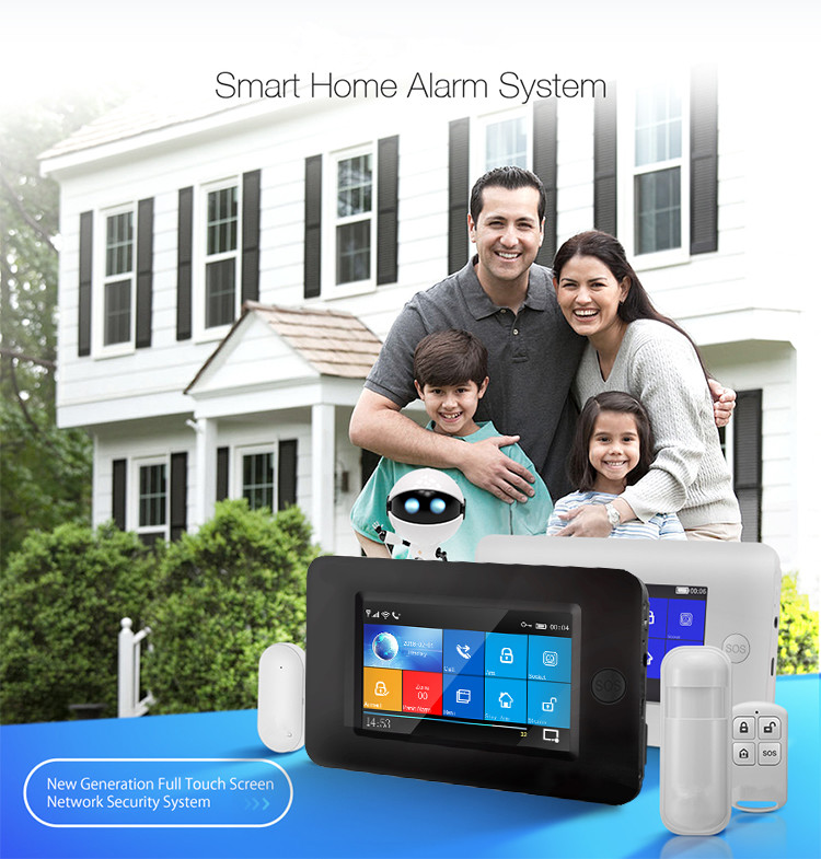Homelife Security Wifi+gsm Touch Screen Smart Intelligent Alarm System To The Elderly Or Patients