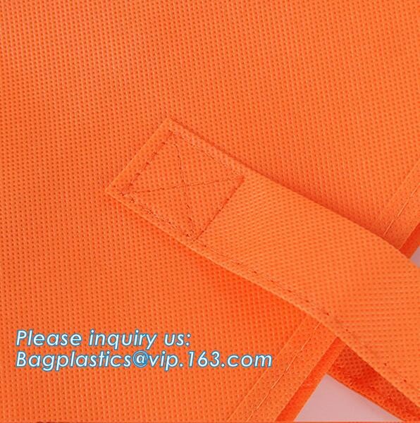 Tote 120g 80gsm 90gsm Advertising Nonwoven 100% Biodegradable Non Woven Bag, Custom Promotional Gift Foldable PP Printed
