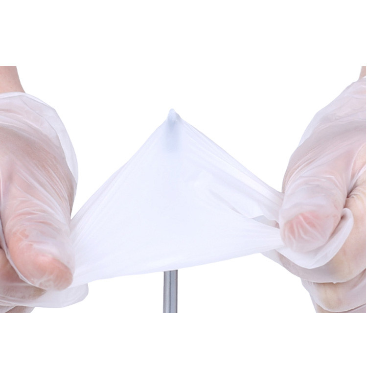 S M L Xl Pvc Examination Gloves , Transparent Vinyl Gloves CE Approved