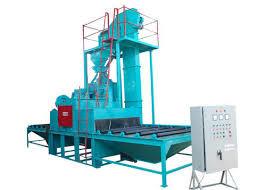 China 0.6-1.2 T/H Shot Blasting Equipment , Automatic Blasting Machine For Surface Cleaning on sale