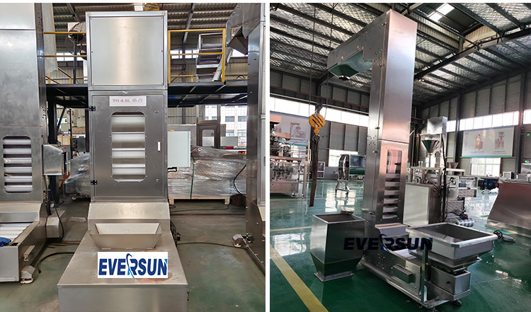 Carbon Steel / SS304 / 316 Z Bucket Elevator With 1.8 - 10L Bucket Volume 0.75 - 22KW