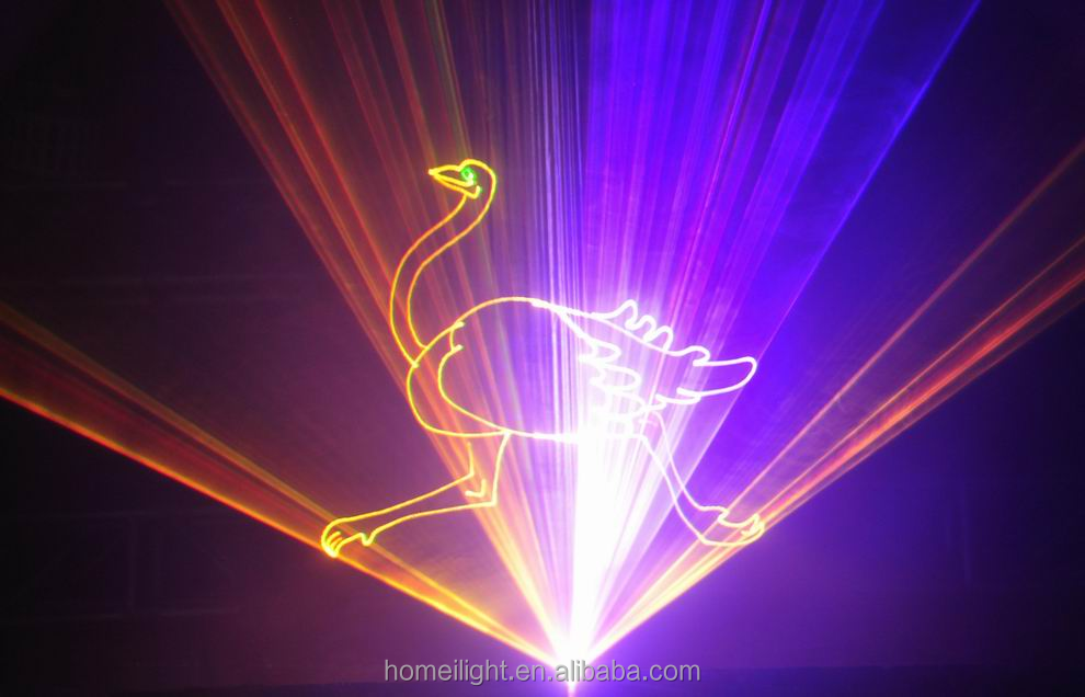 2W Lazer Light DJ Disco for Night Club Stage Animation laser Lights 1- Luces DJ Show