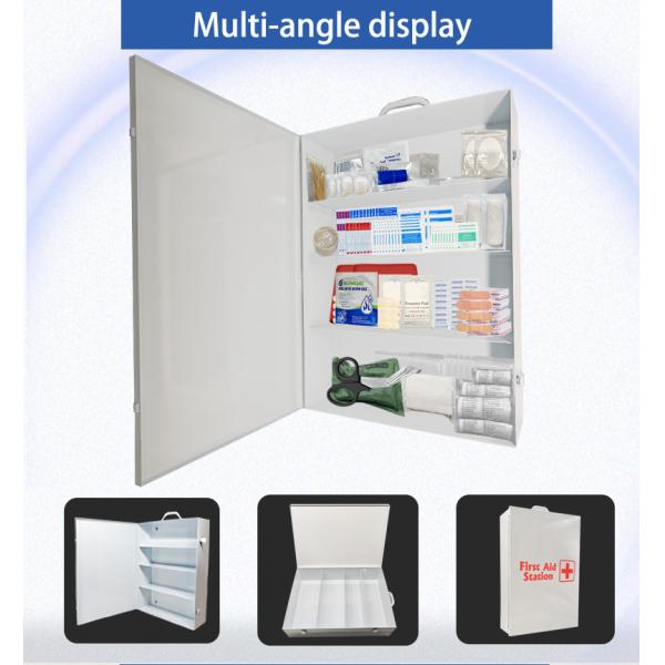 Medical Supplies First Aid Cabinet Refills Customization Size White First Aid Wall Mounted Cabinet