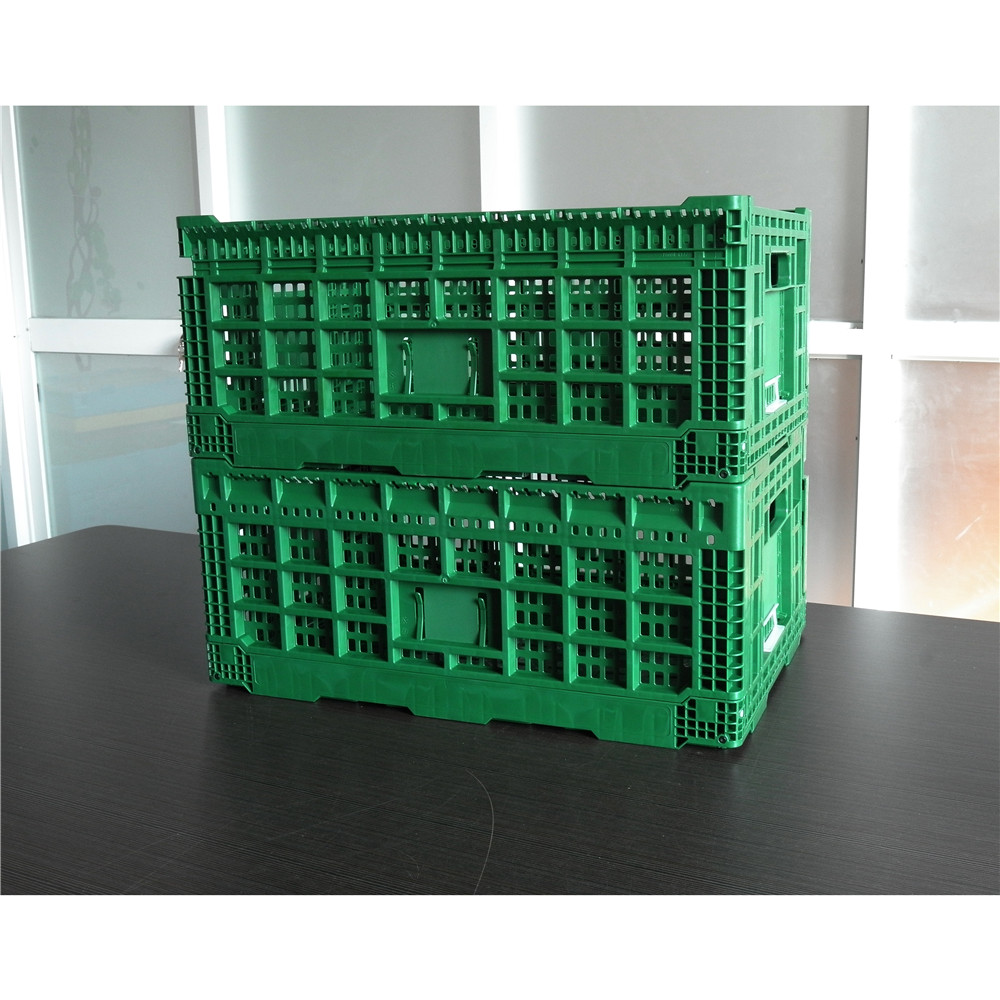 2019 New design big size Plastic Crates foldable and stackable