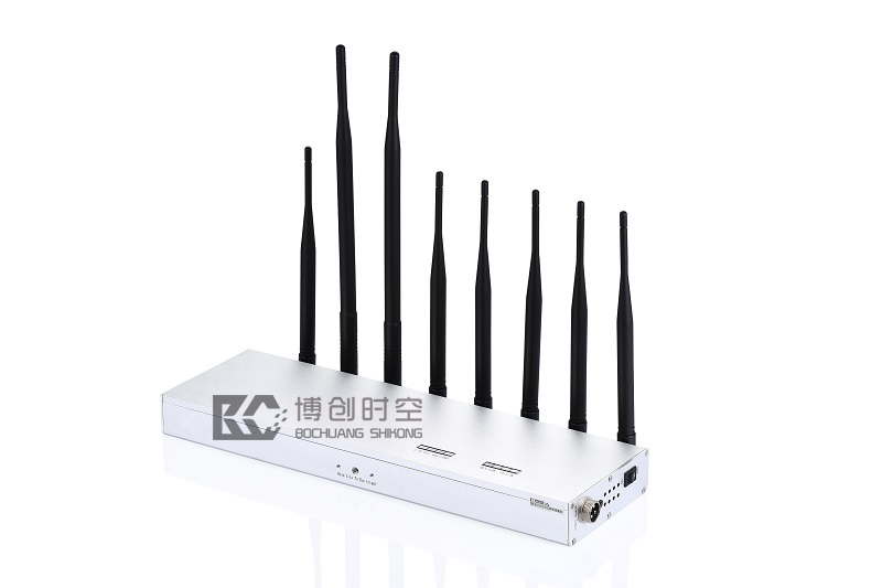 Desktop 8-way 2g.3g.4g mobile phone signal shield 12W WiFi Wireless Network Signal Jammer