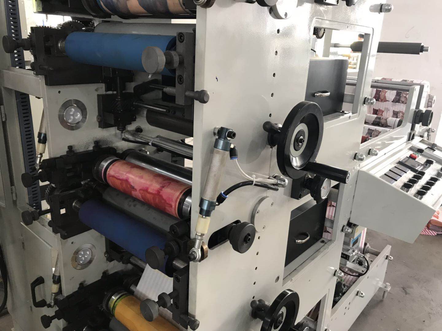 Automatic Label Flexo Printing Machine 5 Colors 380V