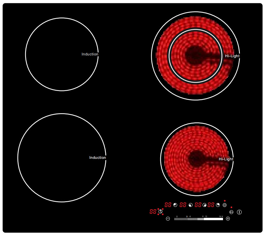 6400W Ceramic Induction Stove