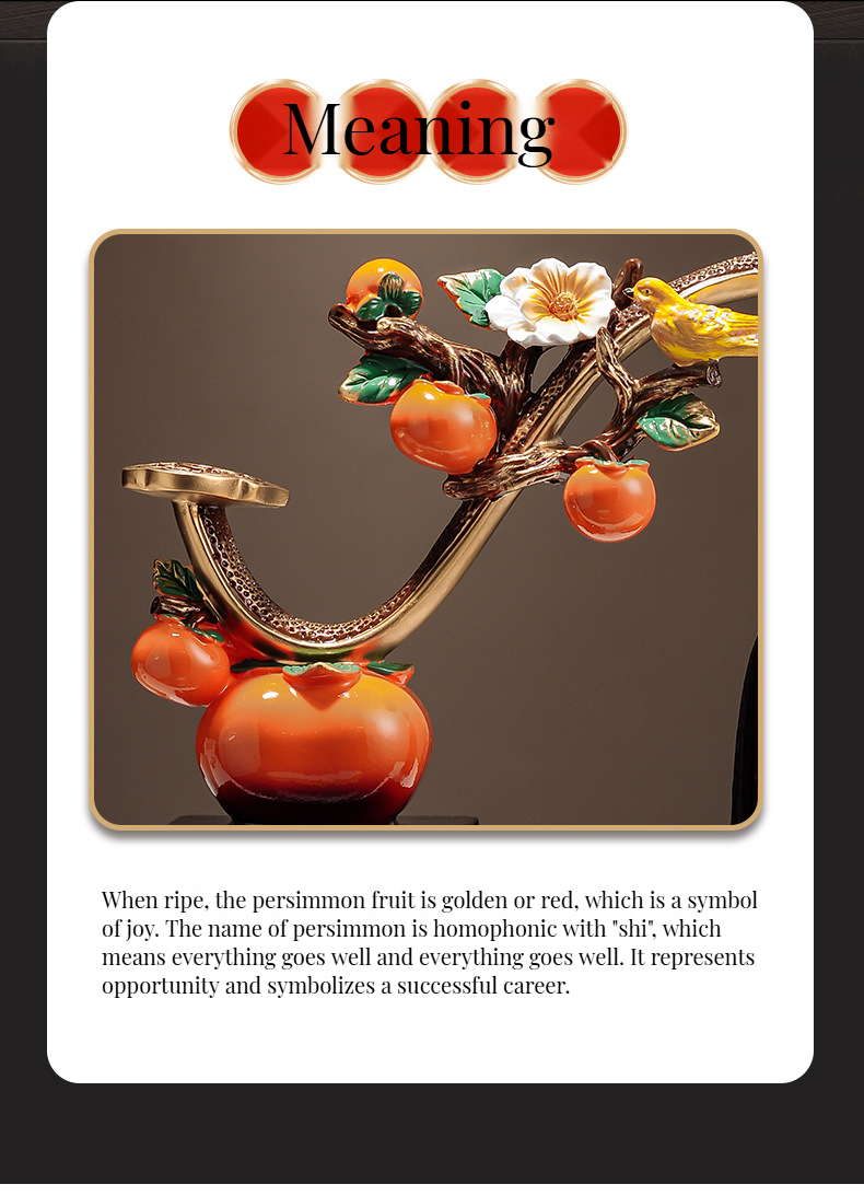 Modern End Persimmon Wine Cabinet in Customized Color and Style for Housewarming Gift