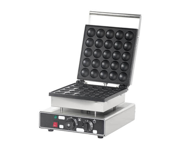 Hotel Black Commercial Pancake Grill , Automatic Temperature Control Mini Pancake Maker