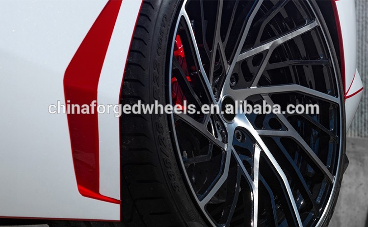 21inch rims 2-PC Forged Rims For Lamborghini / Forged Wheels Rims 21"