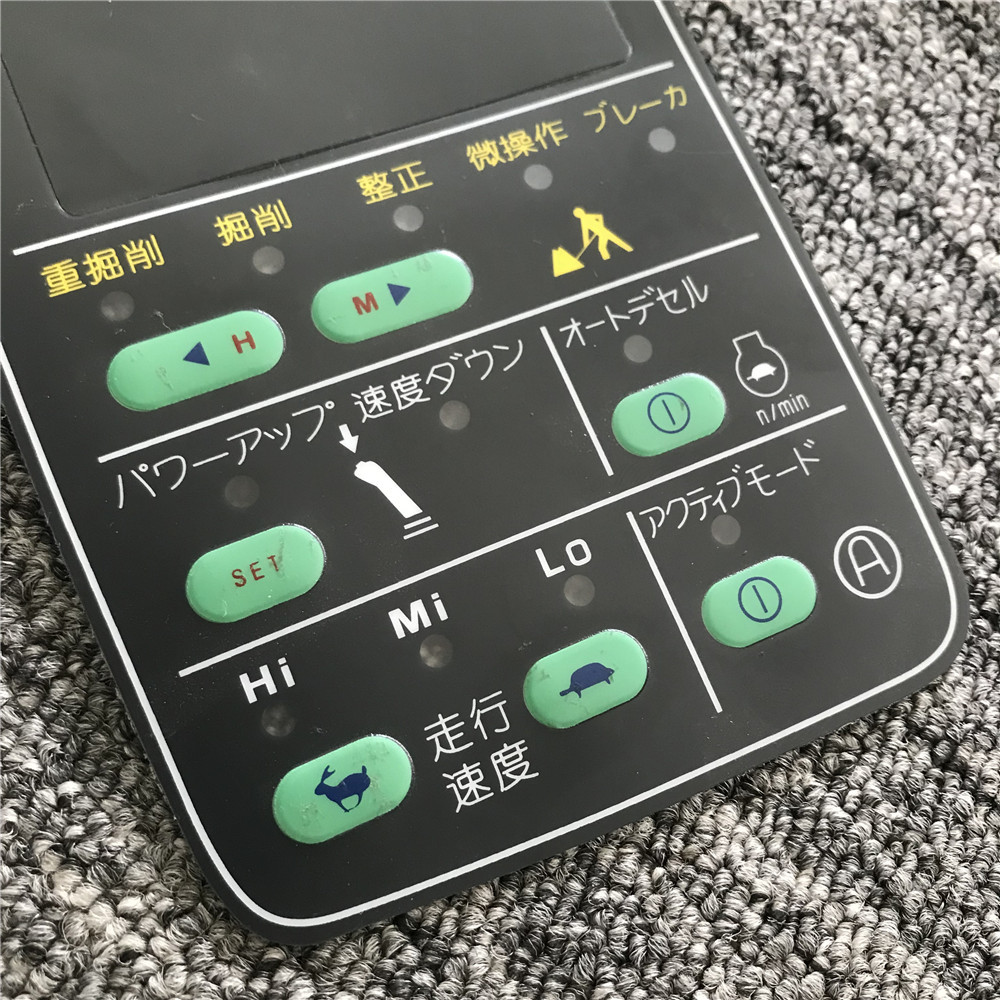 Button Decal Excavator Accessories Engine Display Screen Sticker For Komatsu PC200-6 6D102