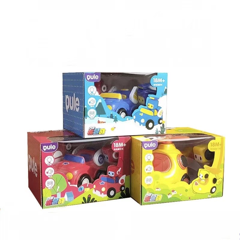 Fold Toy Cardboard Packaging Box Transparent Window Corrugated Cardboard Shipping Box