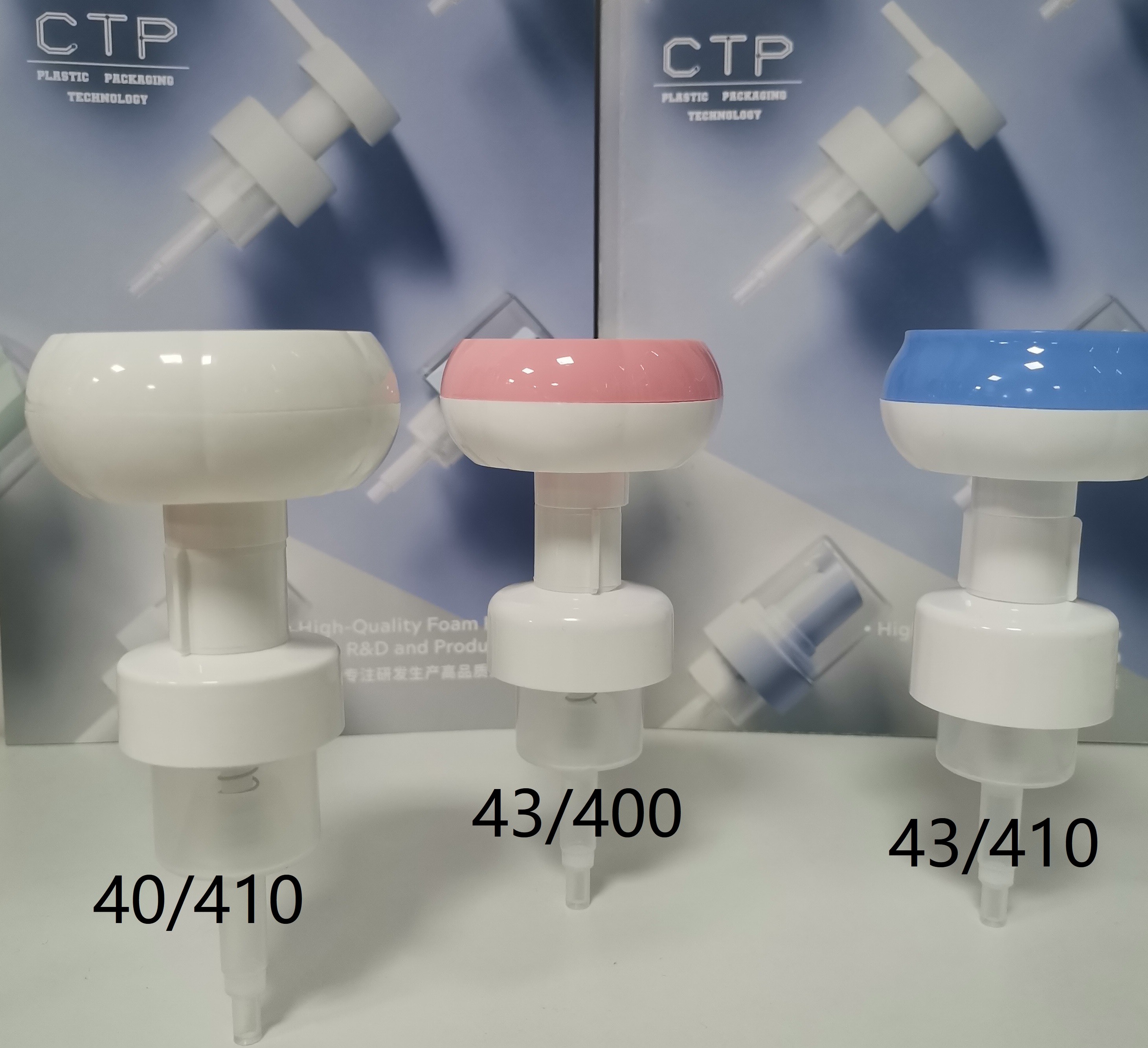 Durable Flower Foam Pump Dispenser For 43mm Bottles PET/PP/PE Material