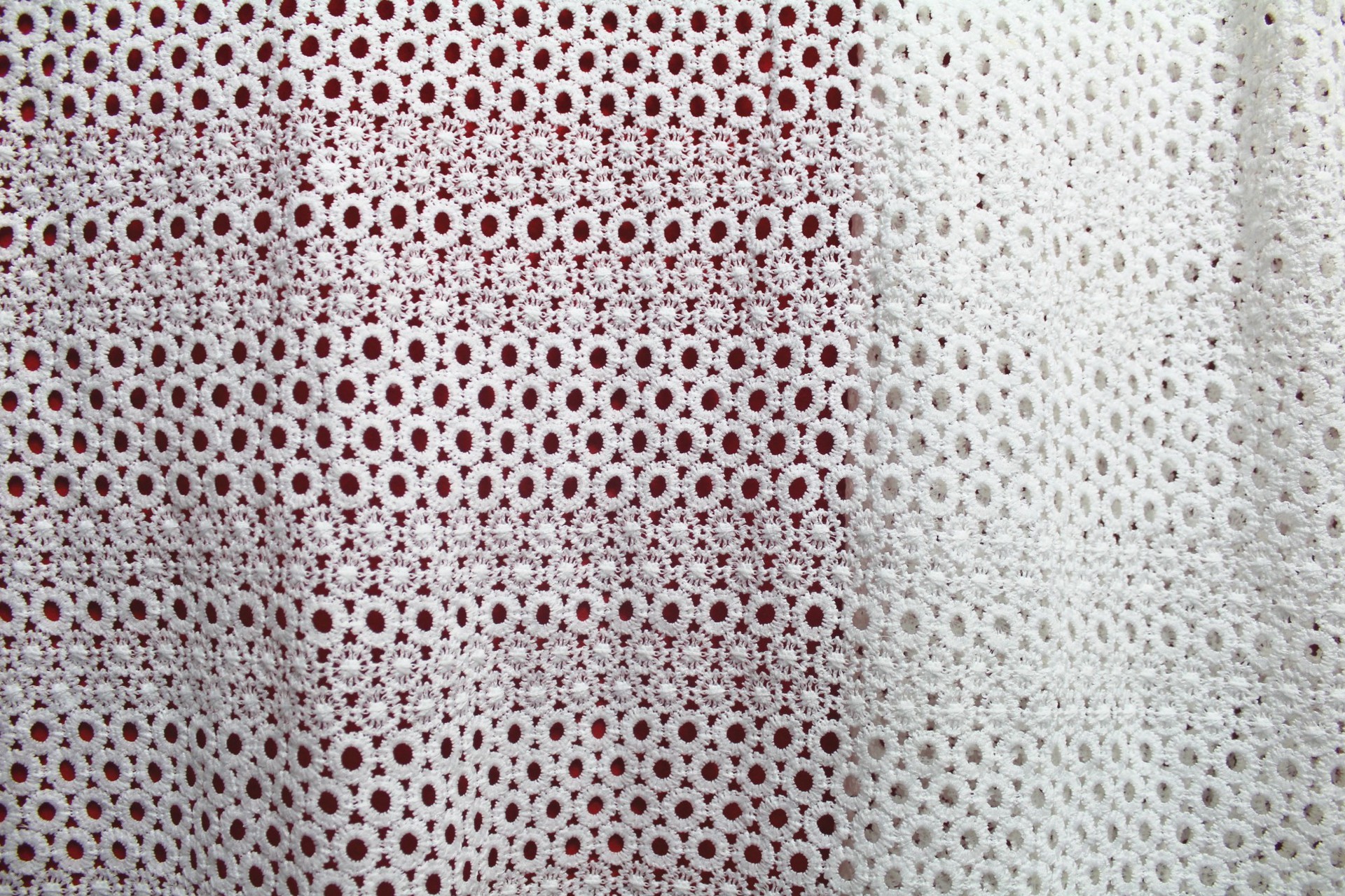 Apparel Accessories Chemical Lace Fabric Water Soluble Embroidery lace fabric in Different Color
