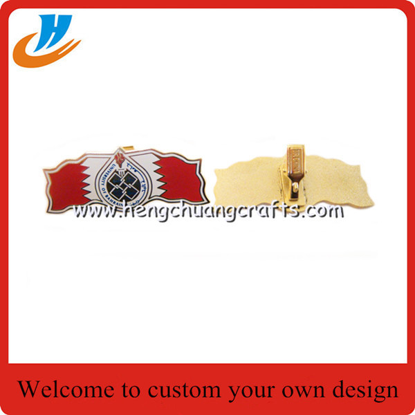 Flag hat clips,metal golf accessory cusotm.new design in 2017