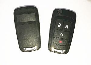 China 315 MHZ 3+1 Button Car Remote Chevrolet Car Key FCC ID AVL-B01T1AC on sale
