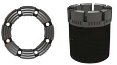 P / WL W Profile Impregnated Diamond Core Bit , High Efficieney Core Hole Drill Bits