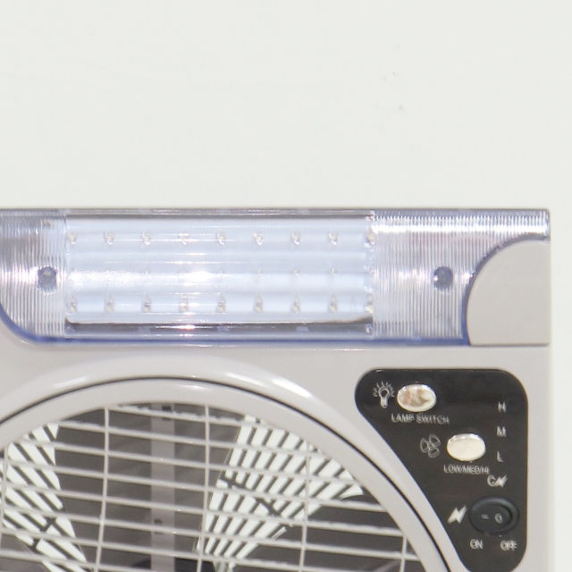 Energy Saving Indoor Box Fan With DC 12V Synchronous Motor