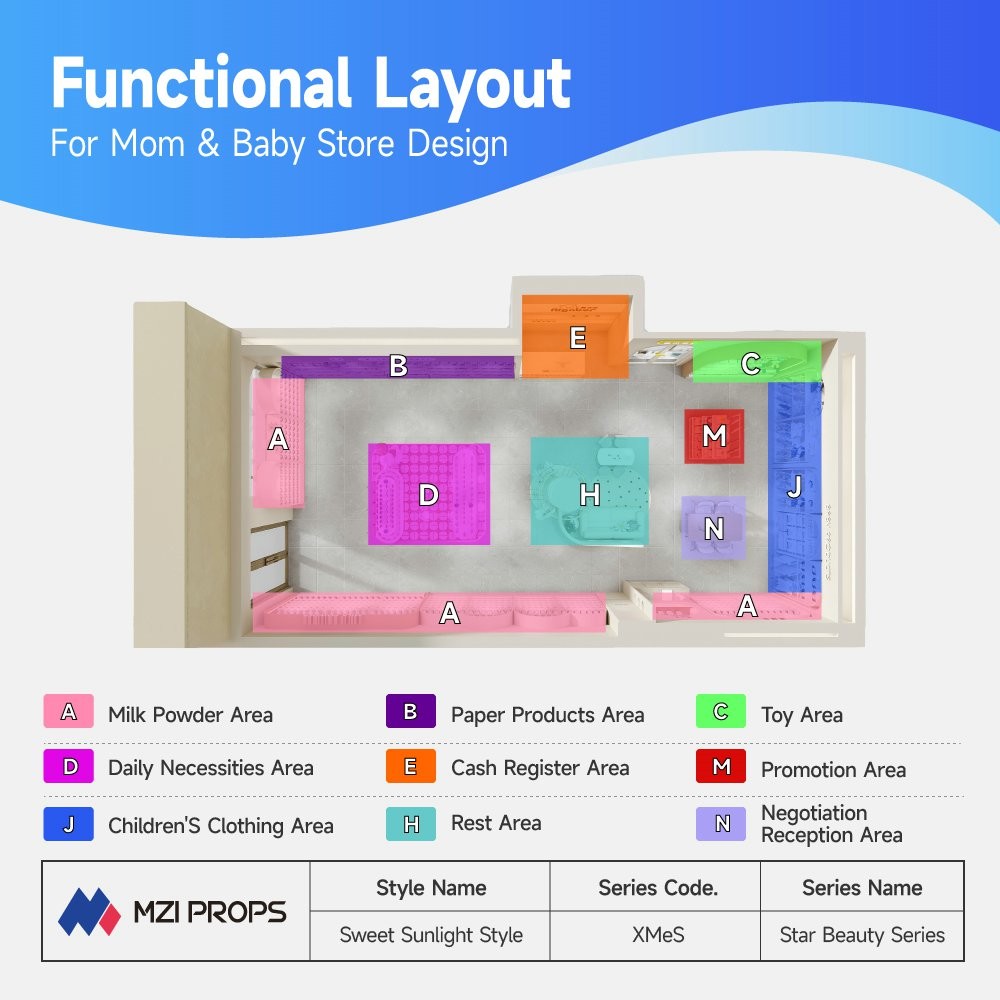 01-TXNYS Maternity And Baby Store Design With Sweet Sunlight Style