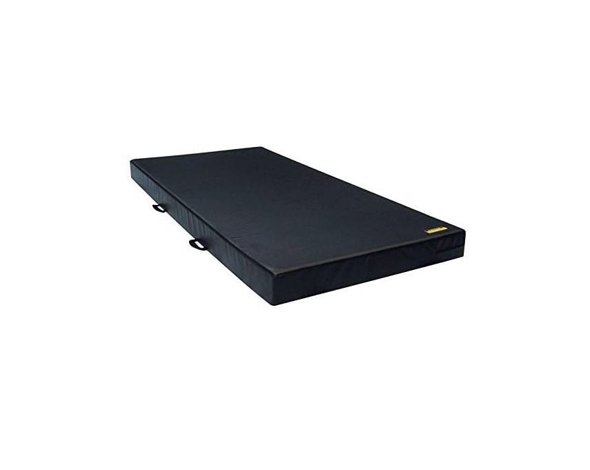 folding exercise mat 1000D PVC Black Household 8inch Gymnastics Landing Mats