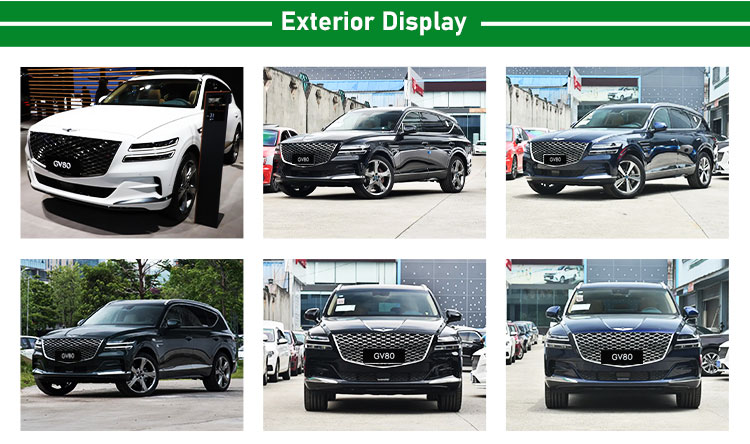 Hunday Hyun-dai Genesis GV80 Electric Car NEDC 625km LED Sedan Leather Customized Turbo Dark ACC Made Energy Vehicle