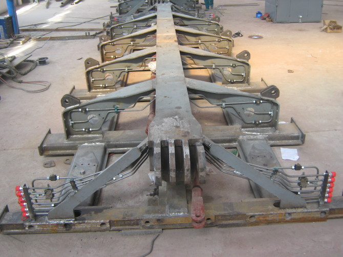 Semi-Trailer Self-Propelled Modular Transporter Trailer for Bridge Beam Transport
