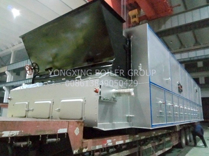 Biomass Travelling Grate Stoker 4m Width Steam Boilers Moving Grate Furnace For Paper Mill