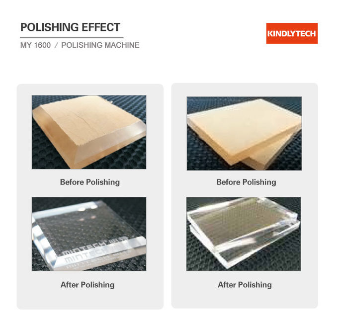 50hz 1000mm/Min Acrylic Edge Polishing Machine Steel Structure