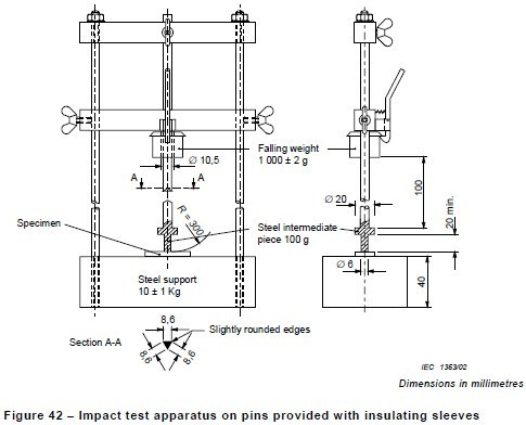 Low Temperature Impact Test Device LTI-1 IEC60884 Use With Cryostat