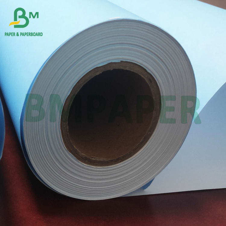 Digital Blueprint Paper 80g Single Sided Double Sided Blue Engineering Paper 620*150m