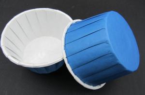 Bright blue baking cup, candy cup, nut cup and souffle cup supplier