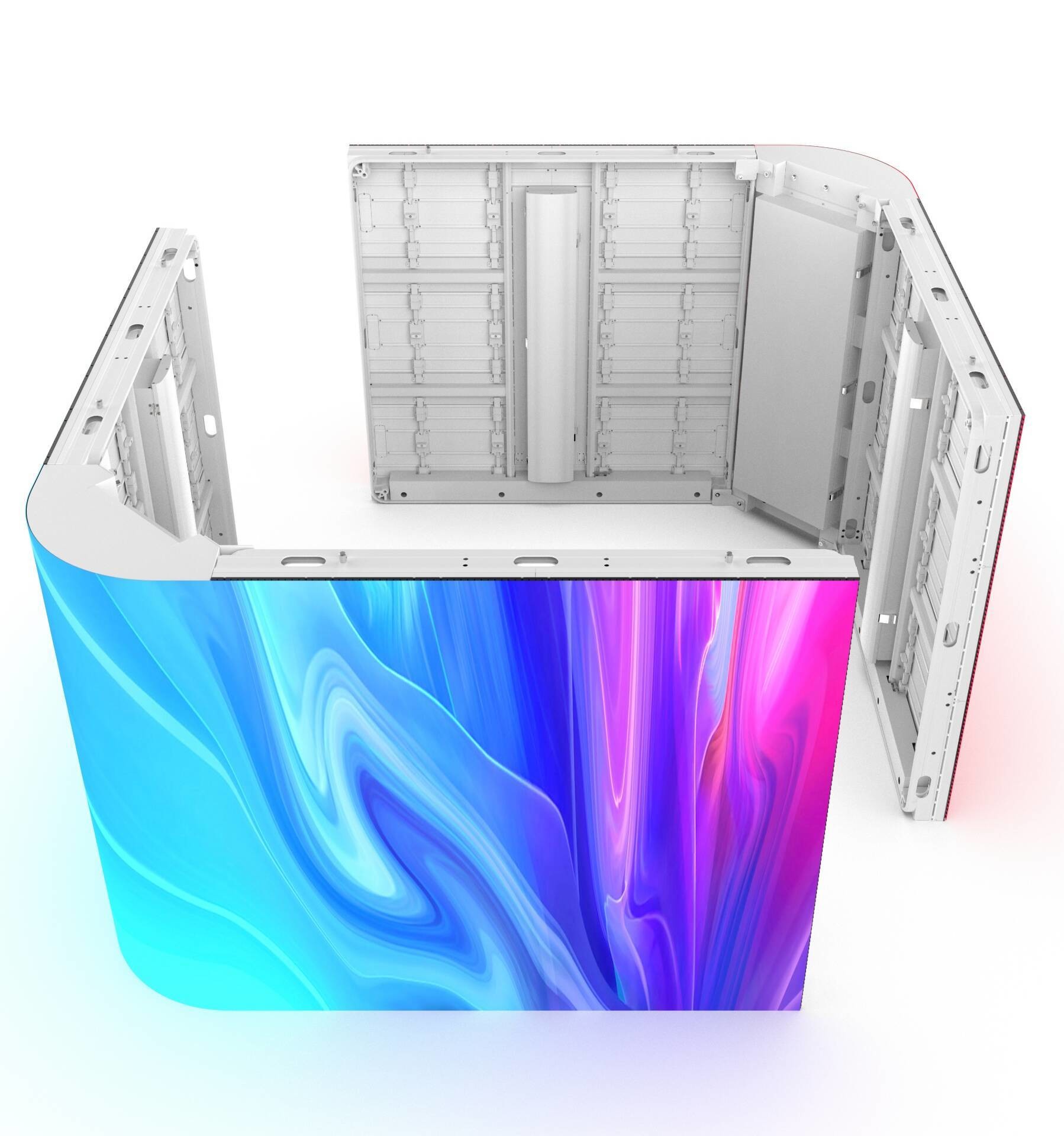 GCL GA P5.71 P8 P10 DIP Outdoor Fixed LED Display With Front Rear Service And Capacitive Touch Screen