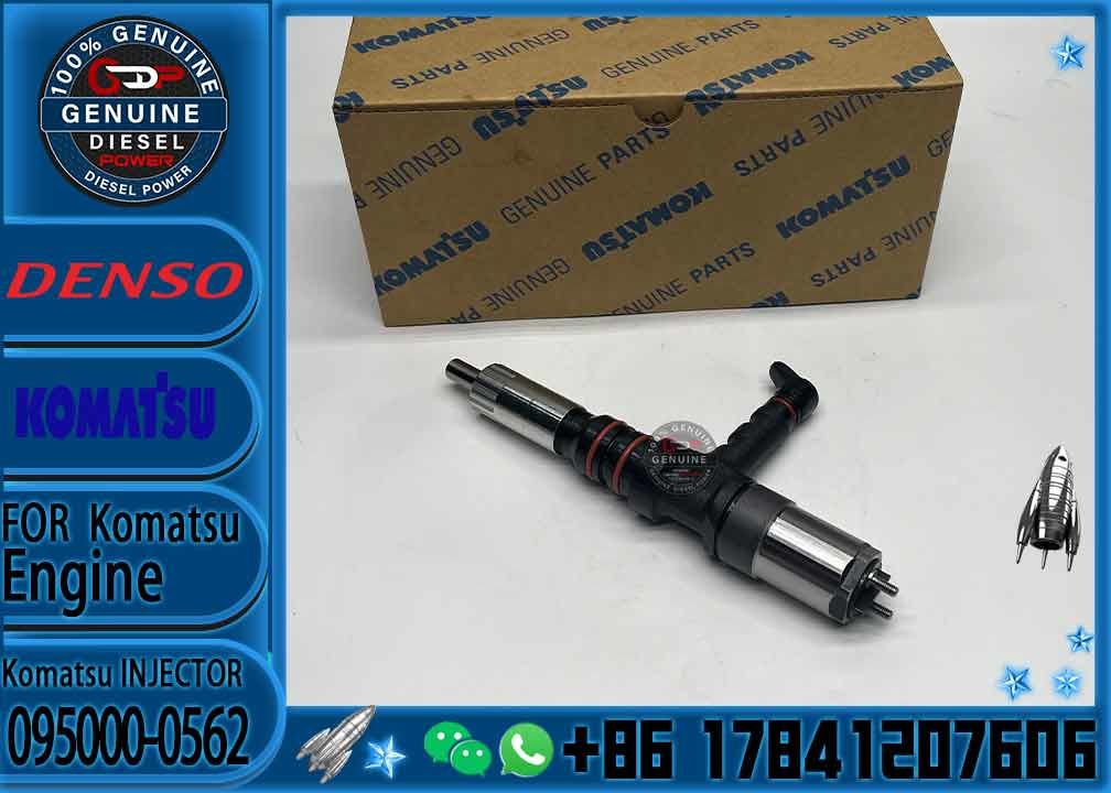 High Quality Electric Common Rail Injector 6218-11-3101 095000-0562 For Komatsu Sa6D140E
