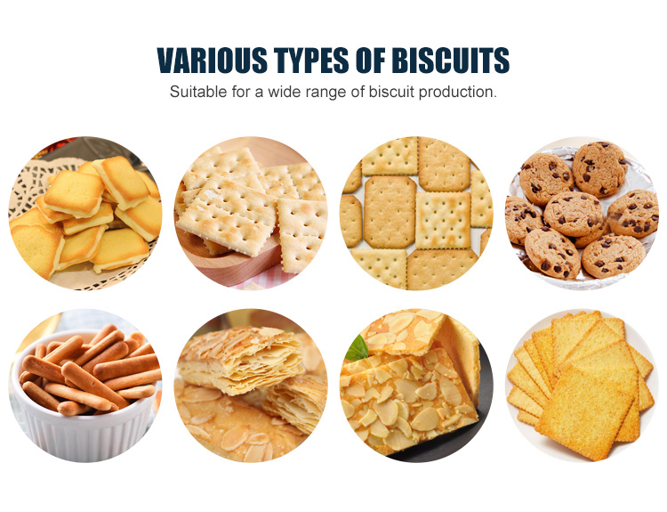 Industrial Complete Cookies / Hard Biscuit Production Line Automatic